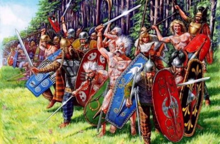 Gaelic warriors — ancient Celtic Ireland