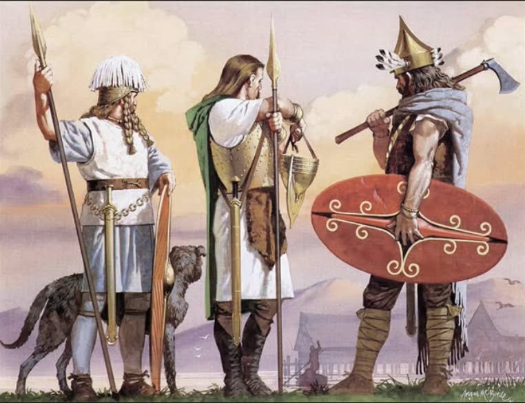 Gaelic warriors of ancient Ireland