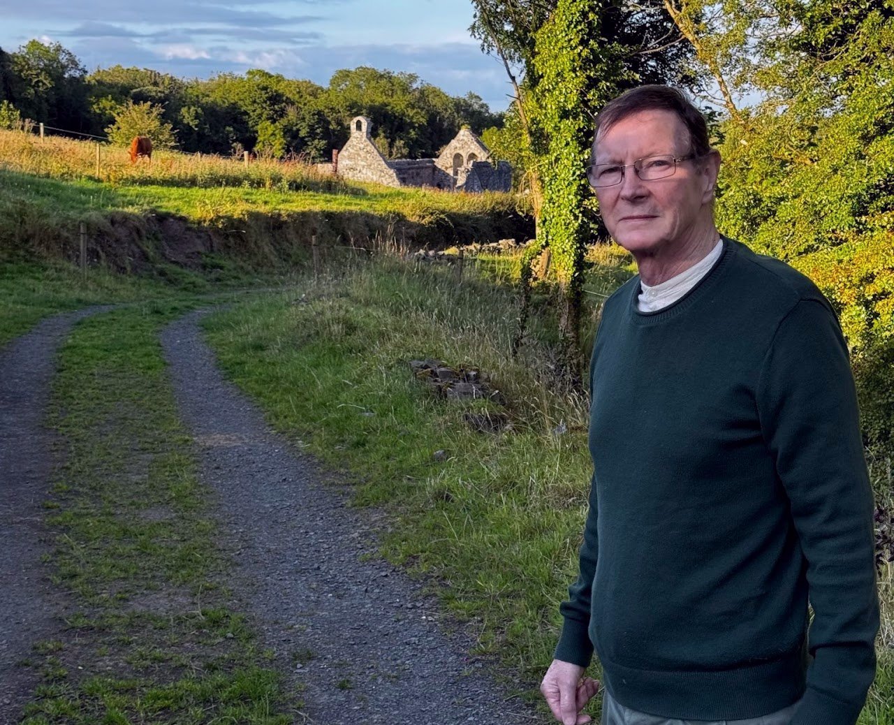 Fergus Commane, Chief of Ó Comáin, at Killone Abbey